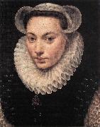 POURBUS, Frans the Elder, Portrait of a Young Woman fy